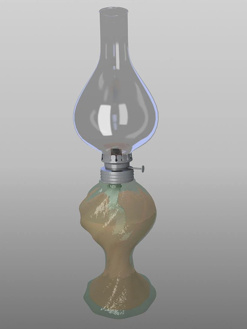 gas lamb 3D Model .c4d .max .obj .3ds .fbx .stl .blend 