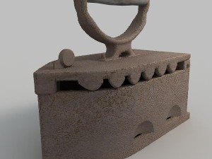 retro iron Modèle 3D