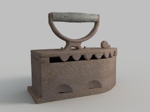 retro iron 3D Модель