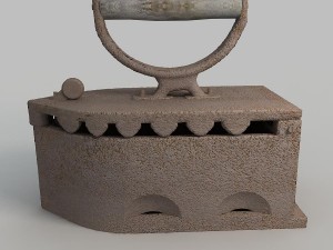 retro iron 3D Модель