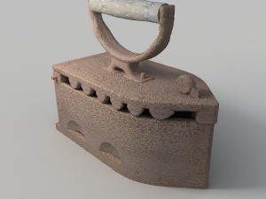 retro iron 3D Модель