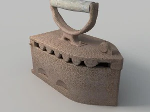 retro iron 3D Model