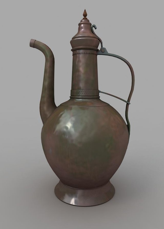cooper pitcher two 3D Model .c4d .max .obj .3ds .fbx .stl .blend 