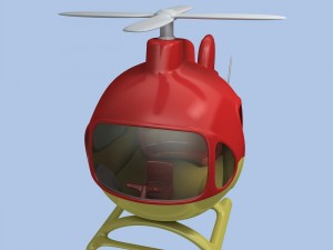 toy helicopter 3D मॉडल