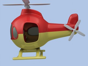 toy helicopter 3D मॉडल