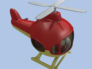 toy helicopter 3D मॉडल