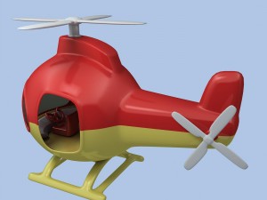 toy helicopter 3D मॉडल
