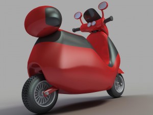 toy motorcycle 3D 模型