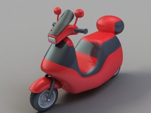 toy motorcycle 3D 模型