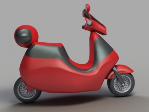 toy motorcycle 3D 模型