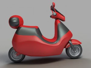 toy motorcycle 3D Model
