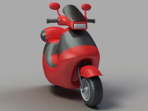 toy motorcycle 3D 模型
