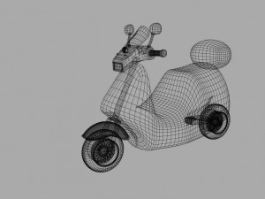 toy motorcycle 3D 模型