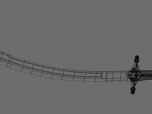 Шамшир 3D Модель