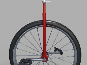one wheeled cycle Modelo 3D