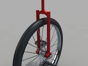 one wheeled cycle 3D Model