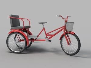 tiga siklus Model 3D