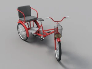 tiga siklus Model 3D