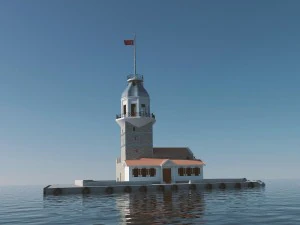 Tour de la jeune fille Modèle 3D