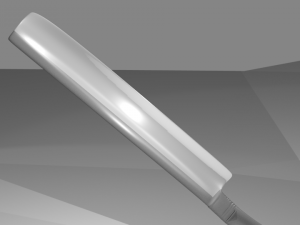 cut throat razor 3D-Modell