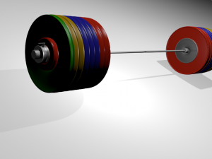 barbell 3D मॉडल