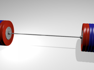 barbell 3D मॉडल