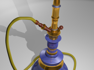 shisha hookah Modelo 3D