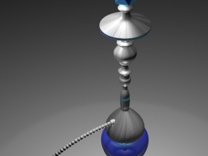 shisha hookah 3D 모델