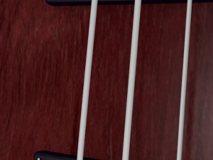 bass guitar Model 3D