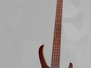 bass guitar Model 3D
