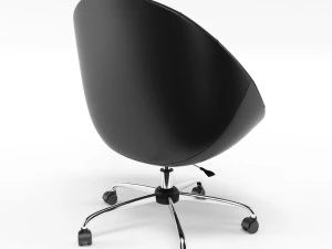 swiver chair black 3D Model