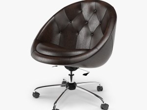 swiver chair brown Modèle 3D