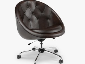 swiver chair brown 3D Model