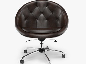 swiver chair brown 3D Model
