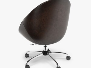 swiver chair brown 3D Model