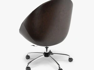 swiver chair brown 3D Model