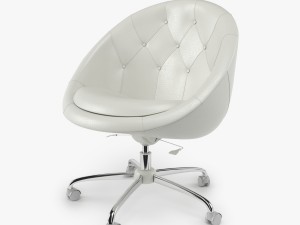 swiver chair white Modèle 3D