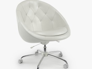 swiver chair white Modèle 3D