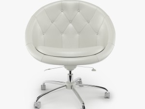 swiver chair white Modèle 3D