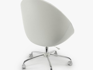 swiver chair white Modèle 3D