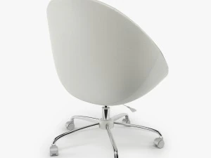 swiver chair white 3D Model