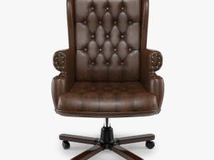 armchair swivel brown 3D Модель
