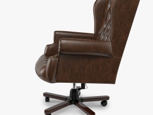 armchair swivel brown 3D Модель