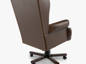 armchair swivel brown 3D Модель