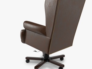 armchair swivel brown 3D Модель