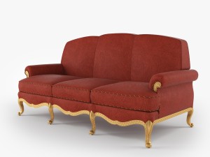 sofa zanaboni p158 3D Модель
