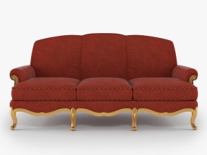 sofa zanaboni p158 3D Модель
