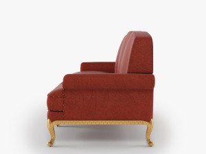 sofa zanaboni p158 3D Модель
