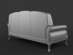 sofa zanaboni p158 3D Модель