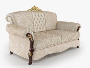 couch barnini oseo 3D 模型